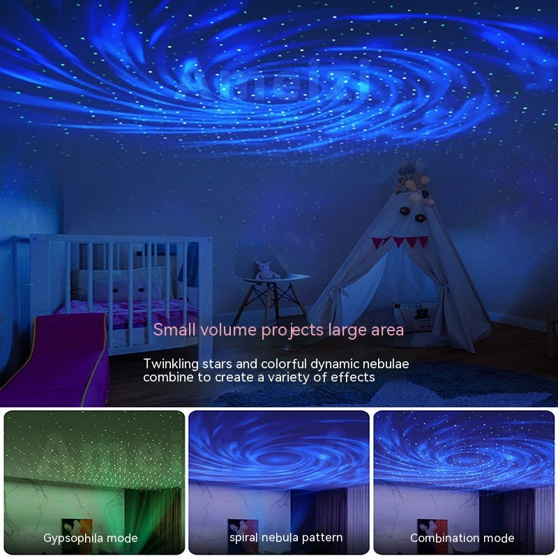 APP Starry Sky Projector Music Small Night Lamp Nak Health and Beauty
