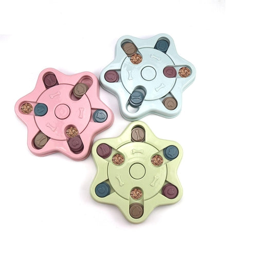 Interactive Slow Feeder Dog Bowl - Engage, Entertain, And Nourish Your White Diomedes