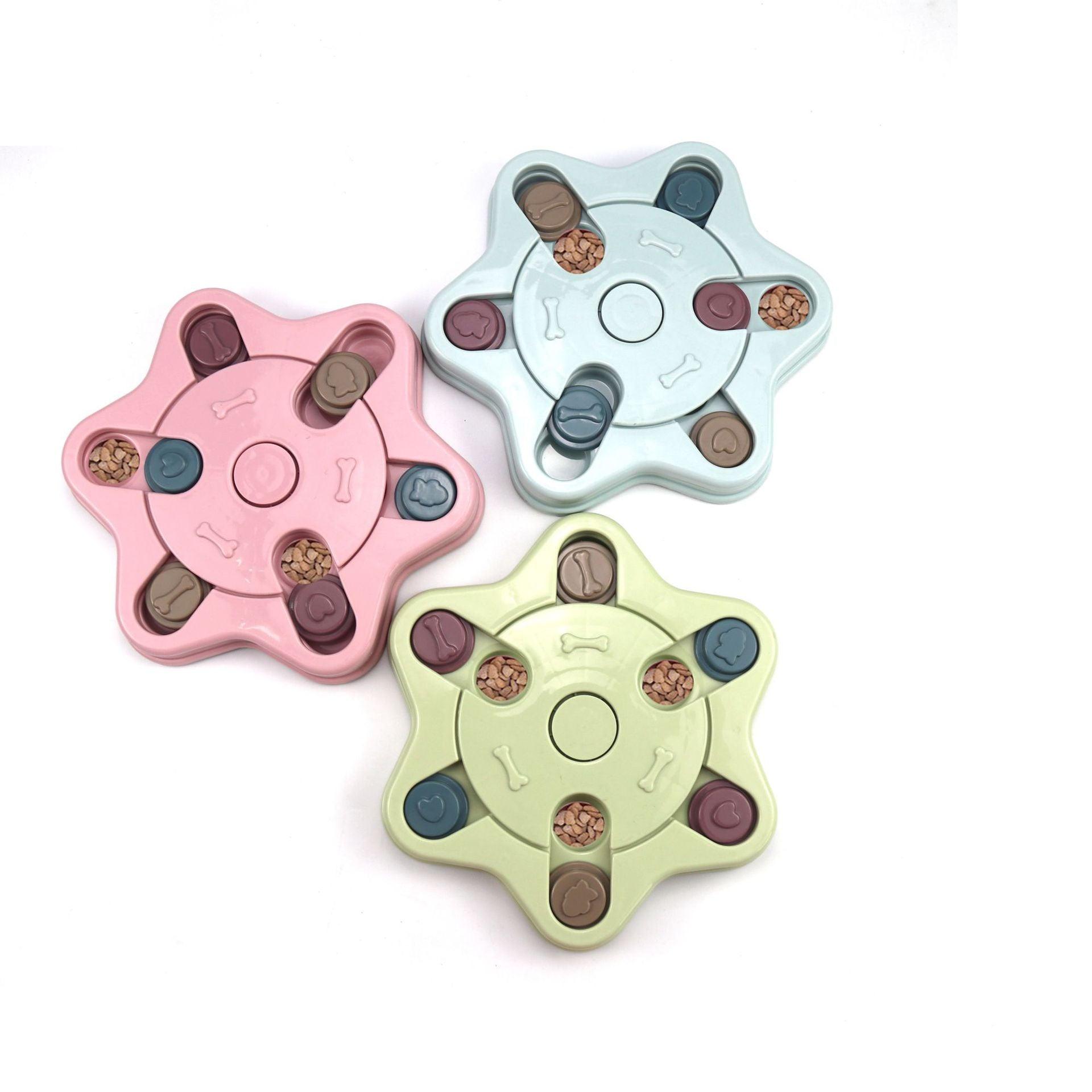 Interactive Slow Feeder Dog Bowl - Engage, Entertain, And Nourish Your White Diomedes