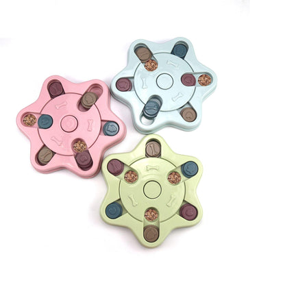 Interactive Slow Feeder Dog Bowl - Engage, Entertain, And Nourish Your White Diomedes