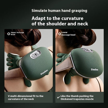 Electric Neck And Shoulder Muscle Massager Wireless Shoulder And Back Kneading Massage Shawl Neck Masajeador Relax Pain Relief Nak Health and Beauty
