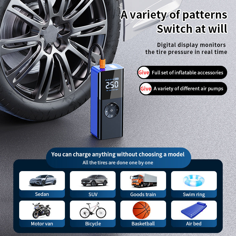Wireless Portable Car Digital Display Tire High-power Tire 22 Cylinder Nak Health and Beauty