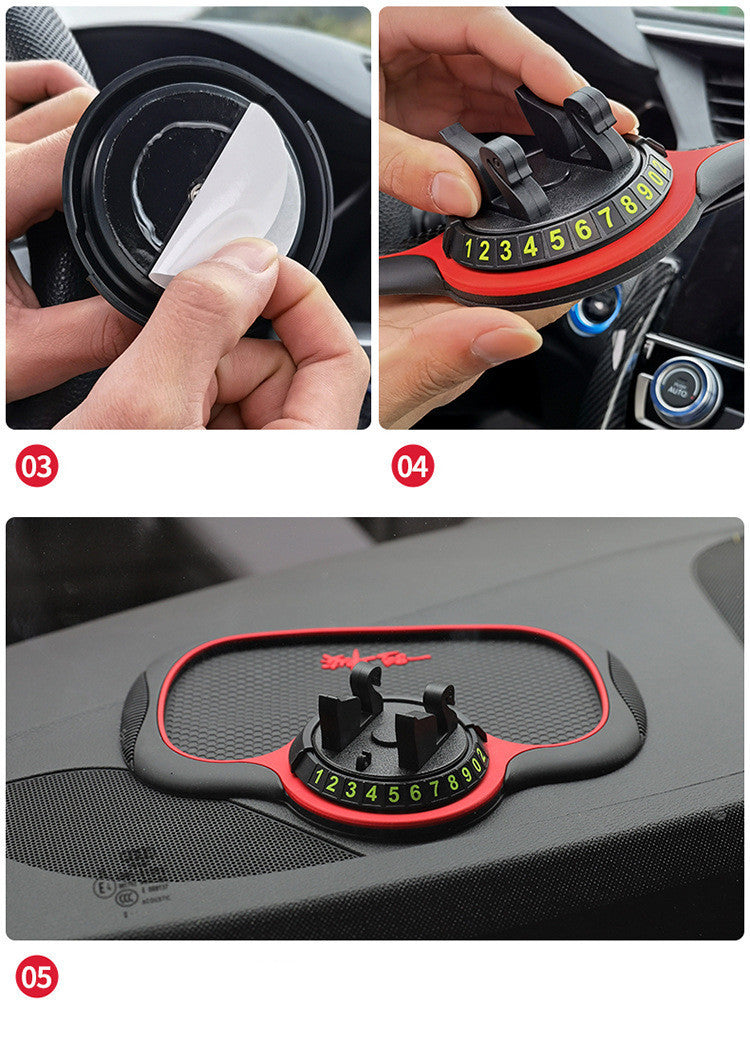 Car Accessories Dashboard Mobile Phone Bracket Anti-slip Mat Nak Health and Beauty