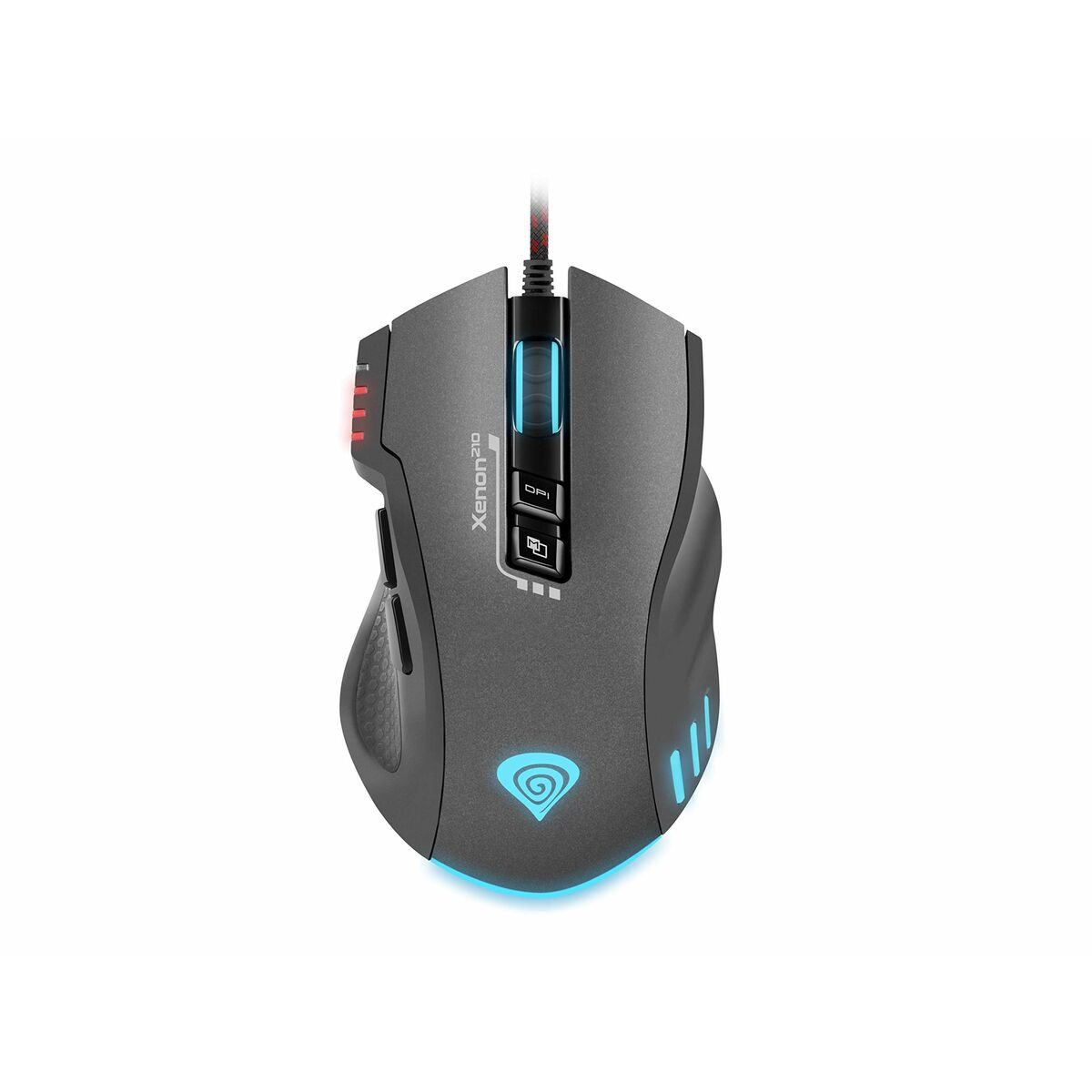 Gaming Mouse Genesis Xenon 210 RGB 3200 DPI Black 3200 DPI Bigbuy