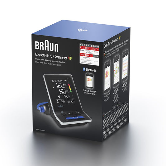 BRAUN EXACT FIT 5 CONNECT BLOOD PRESSURE MONITOR