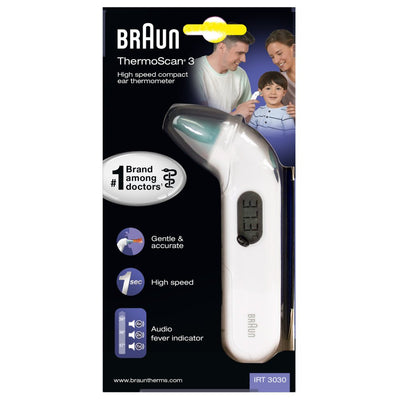 BRAUN THERMOSCAN 3 IN EAR THERMOMETER