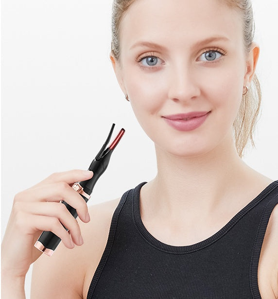 Rechargeable 360 Rotating Portable Eyelash Curler, Electric Heated Eyelashes Curler For Women Makeup Tools Nak Health and Beauty