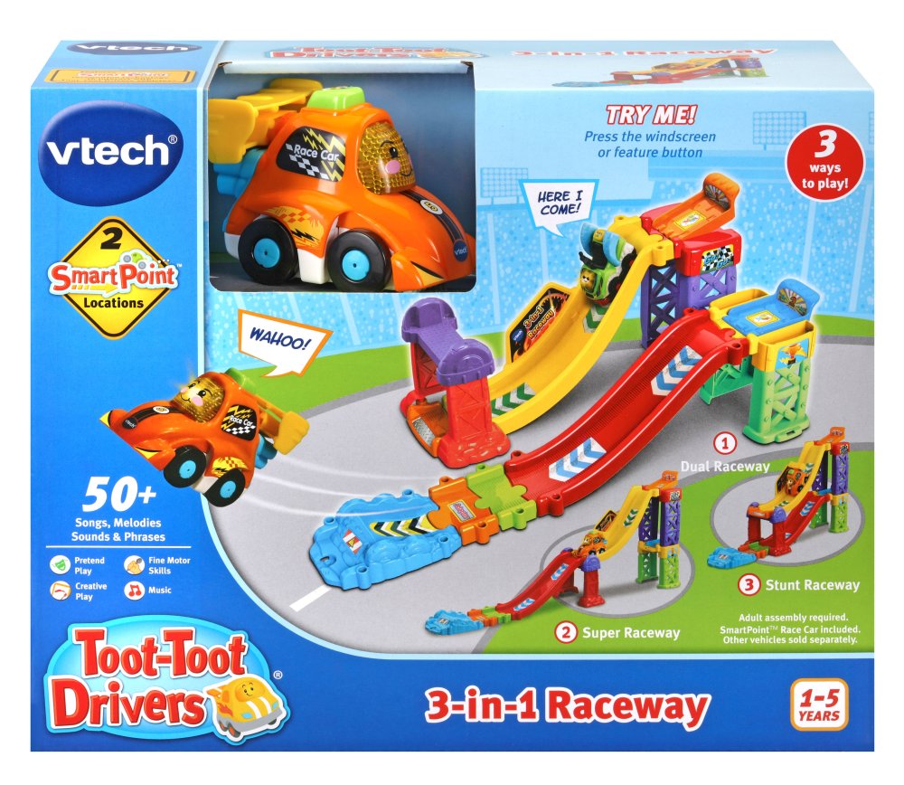 VTech
TOOT-TOOT DRIVERS® 3-IN-1 RACEWAY