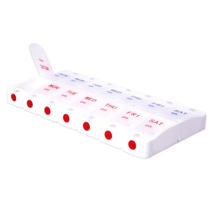 SAFE & SOUND PUSH-BUTTON 7 DAY PILL BOX