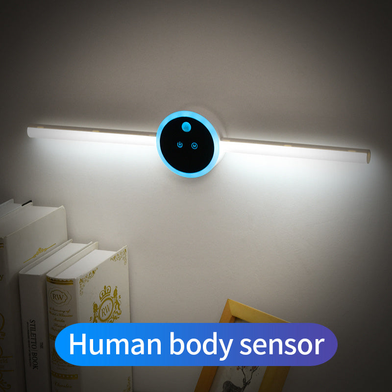Smart Cabinet Light Clock Timing Sensor Light Removable LED Wardrobe Light Human Body Sensor Light Nak Health and Beauty