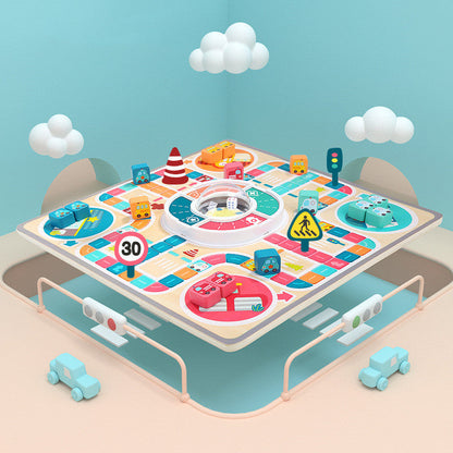 Kids Toys Flying Chess Parent-child Interactive Game Chessboard Children's Board Game Toys Puzzle Jump Checkers Nak Health and Beauty