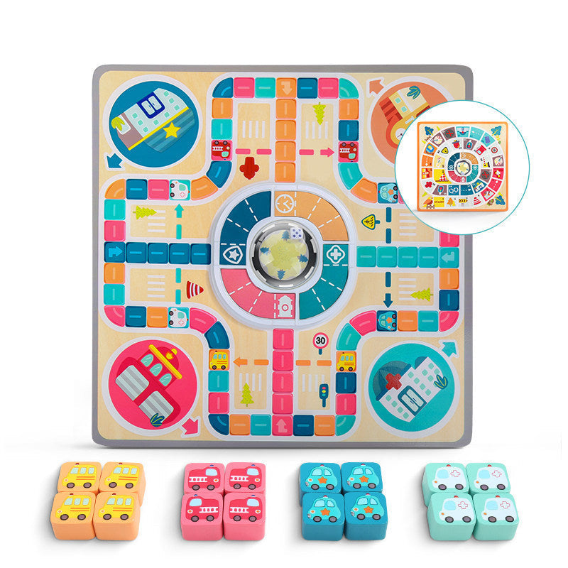 Kids Toys Flying Chess Parent-child Interactive Game Chessboard Children's Board Game Toys Puzzle Jump Checkers Nak Health and Beauty