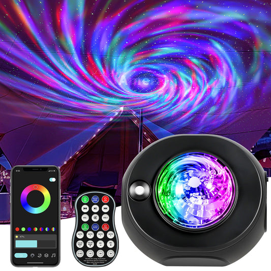 APP Starry Sky Projector Music Small Night Lamp Nak Health and Beauty