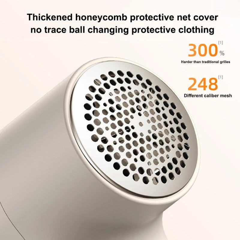 New Lint Remover Electric Hairball Trimmer Smart LED Digital Display Fabric USB Charging Portable Professional Fast Household Nak Health and Beauty