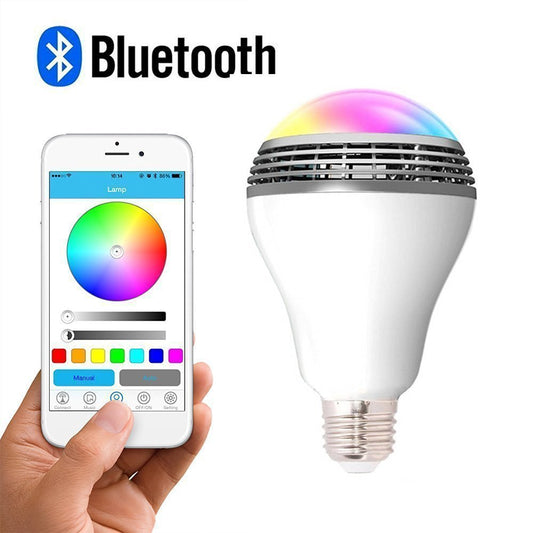 Creative Home LED Smart Bluetooth Speaker E27 Bulb Light Nak Health and Beauty
