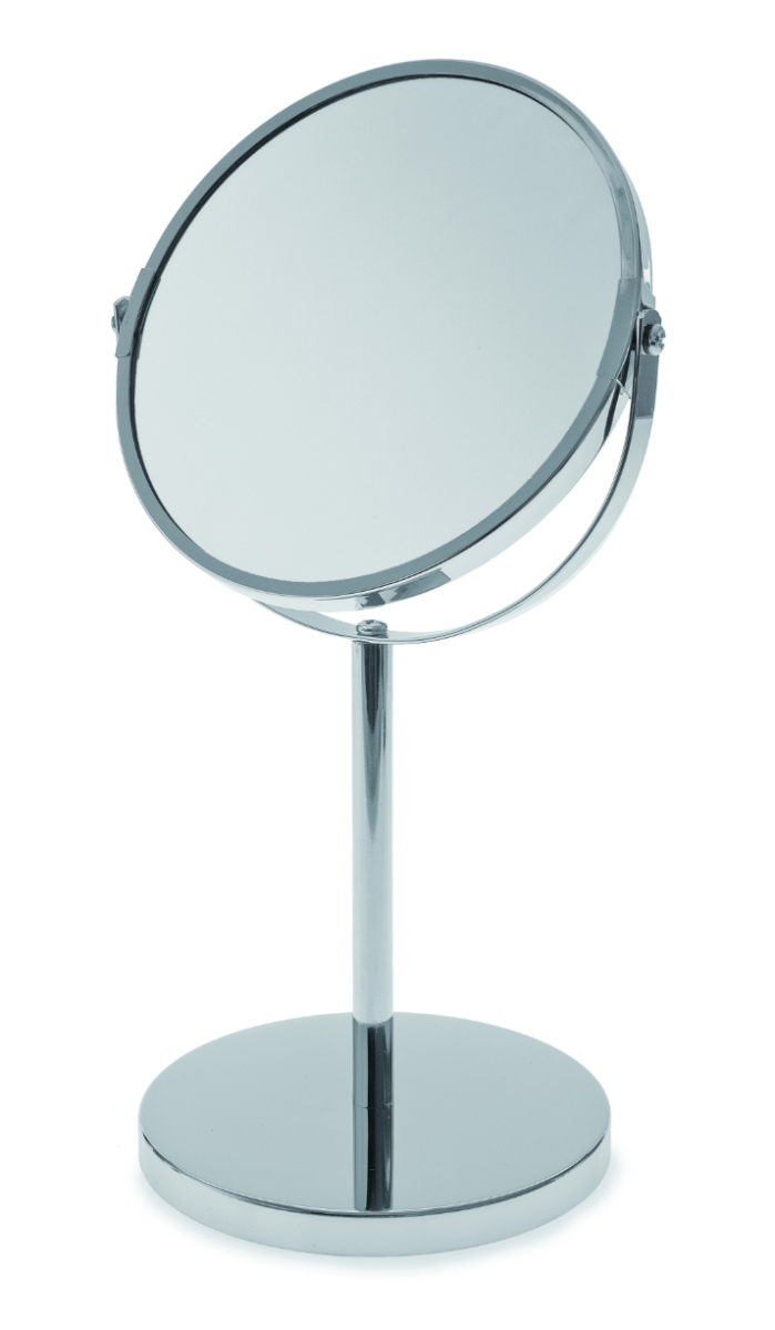 2x Chrome Pedestal Mirror