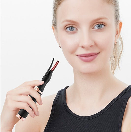 Rechargeable 360 Rotating Portable Eyelash Curler, Electric Heated Eyelashes Curler For Women Makeup Tools Nak Health and Beauty