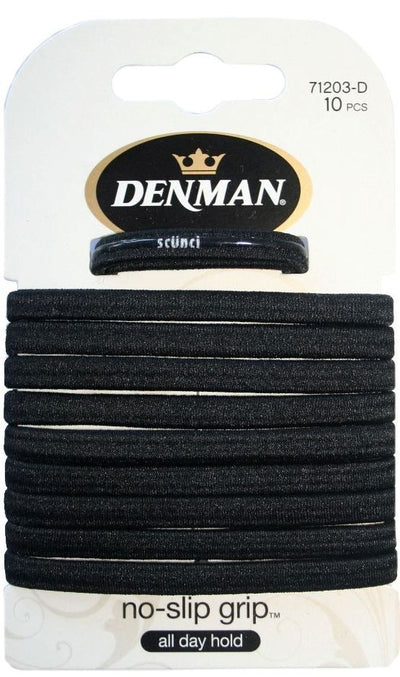 Denman 10 Pk No slip  Elastics Black