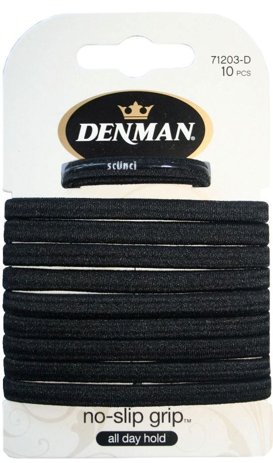 Denman 10 Pk No slip  Elastics Black