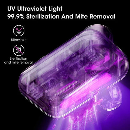New Mattress Vacuum Mite Remover Cordless Handheld Cleaner Powerful Suction For Cleaning Bed Pillows Home Supplies Nak Health and Beauty