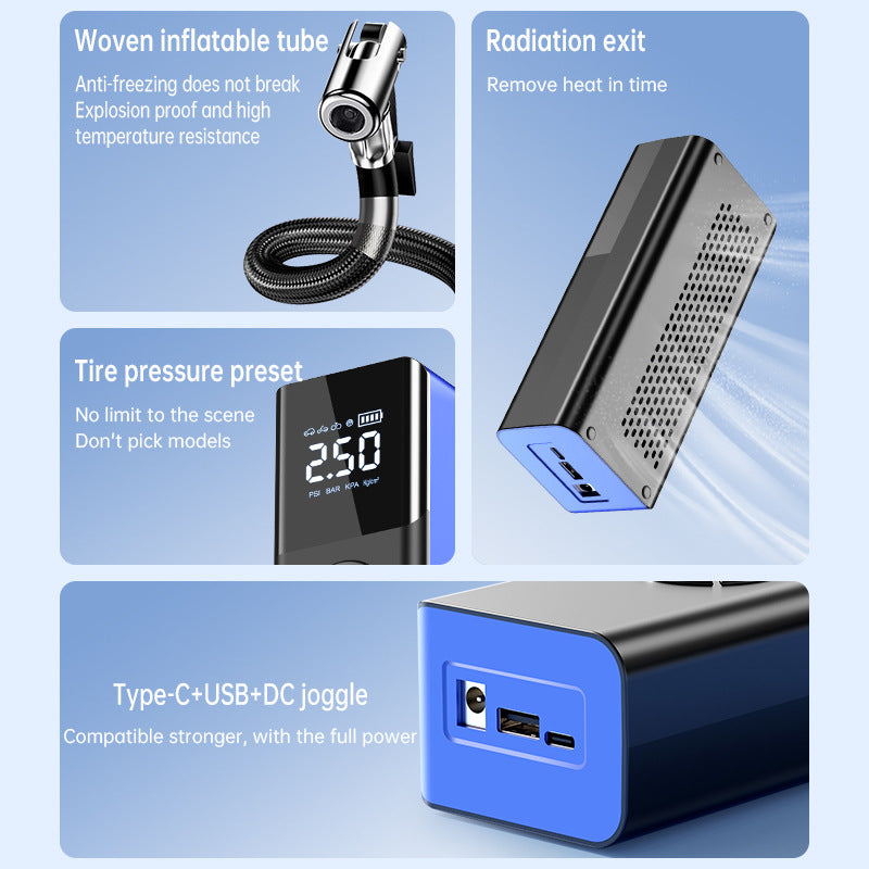 Wireless Portable Car Digital Display Tire High-power Tire 22 Cylinder Nak Health and Beauty