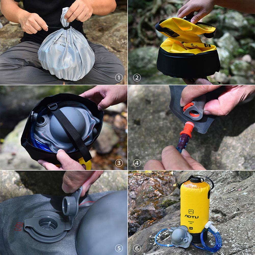 Outdoor Shower Domestic Hot Water Bag Nak Health and Beauty