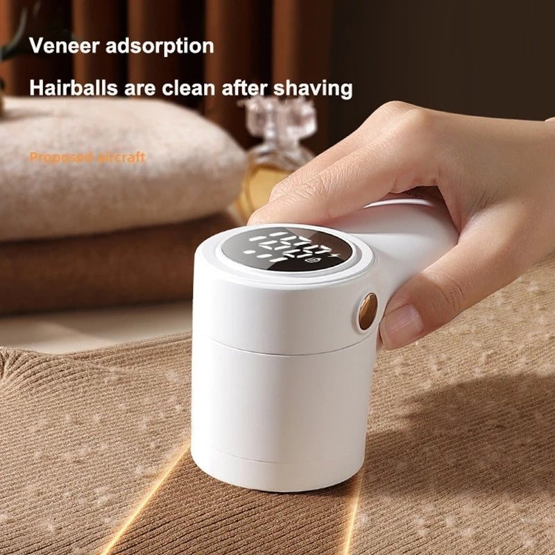 New Lint Remover Electric Hairball Trimmer Smart LED Digital Display Fabric USB Charging Portable Professional Fast Household Nak Health and Beauty