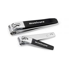 Manicare Nail Clippers Black Duo Pack