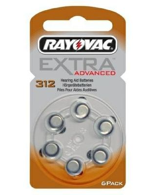 Rayovac Hearing Aid Batteries- No 312