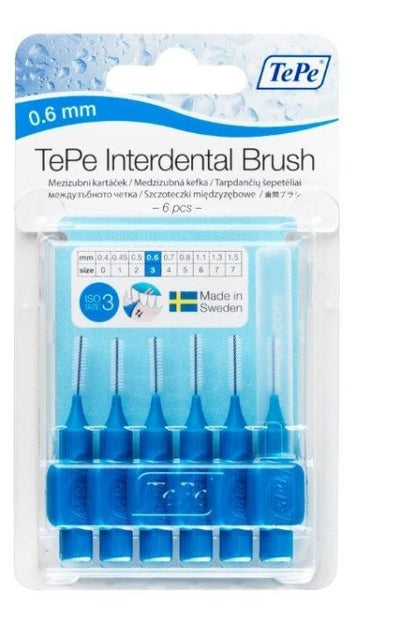 Tepe Interdental Brushes Size 3 - Blue-0.6mm