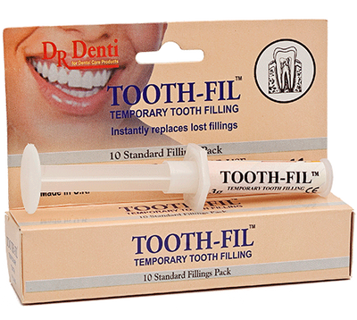 Dr. Denti Toothfil - Temporary Tooth Filling, 10 Fillings Per Pack