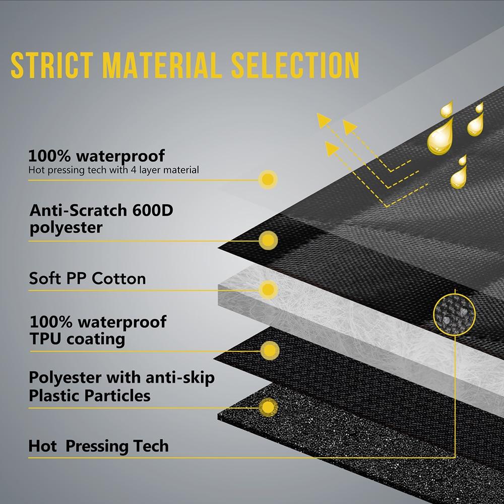 Waterproof Pet Car Seat Covers Yellow Pandora