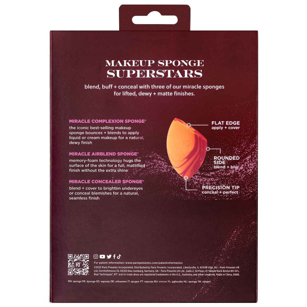 REAL TECHNIQUES MAKEUP SPONGE SUPERSTARS SET Nak Health and Beauty