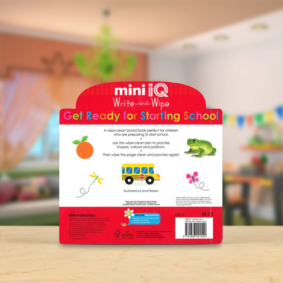 Mini Iq Write-And-Wipe Get Ready For Starting School Nak Health and Beauty