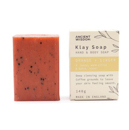 Klay Soap - Orange and Ginger Nak Health and Beauty