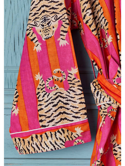 Tiger Stripe Dressing Gown L/XL Nak Health and Beauty