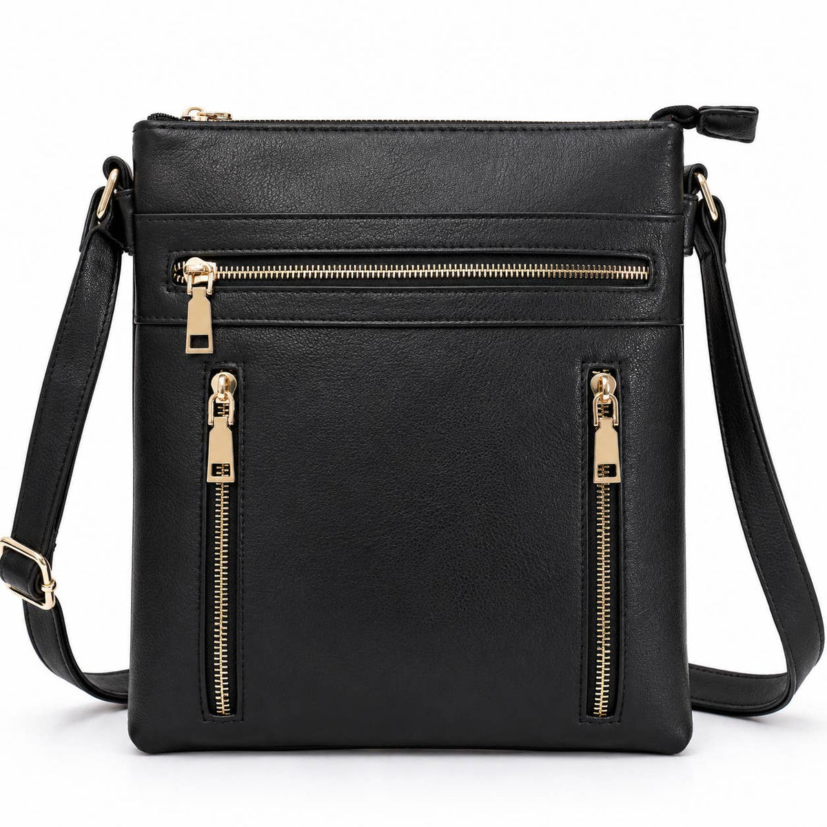 JM1053 Minimal Zip Crossbody Bag Daily Essential Nak Health and Beauty