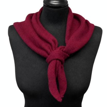 Jess & Lou Burgundy Triangle Scarf KS124 Nak Health and Beauty
