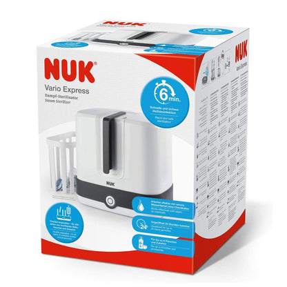 Nuk VARIO EXPRESS STEAM STERILISER Nak Health and Beauty