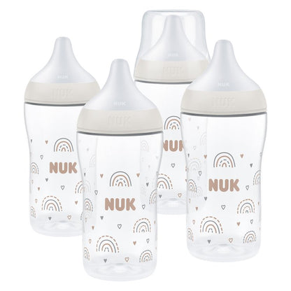 NUK PERFECT MATCH BOTTLE SET 4PK 260ML 0M+ Nak Health and Beauty