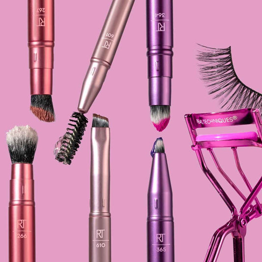 REAL TECHNIQUES DOUBLE TIME BRUSH + LASH SET Nak Health and Beauty