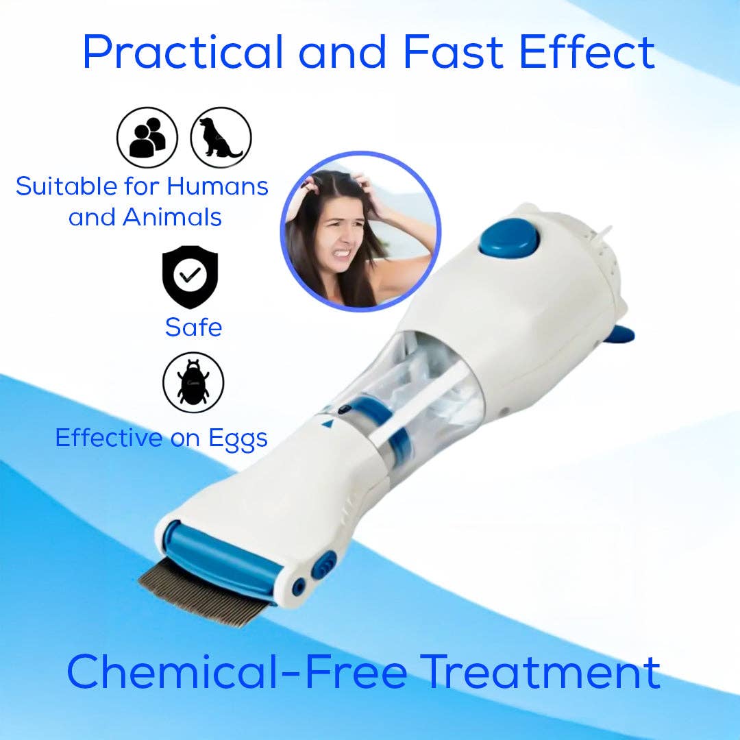 Electric Lice & Flea Comb - Effective, Safe, and Chemical-Free Solution Nak Health and Beauty