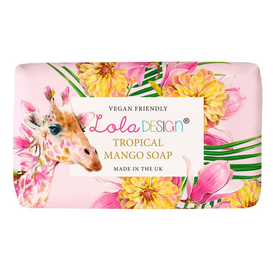 2 x Tropical Mango Giraffe Soap Bar Nak Health and Beauty