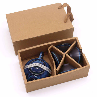 Herbal Blues Teapot Set - Pot & Four Cups Nak Health and Beauty