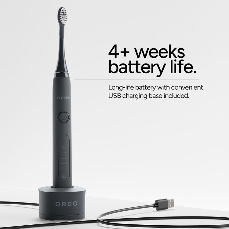 Ordo Sonic+ ELECTRIC TOOTHBRUSH CHARCOAL GREY Nak-Health-&-Beauty-
