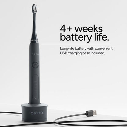 Ordo Sonic+ ELECTRIC TOOTHBRUSH CHARCOAL GREY Nak-Health-&-Beauty-