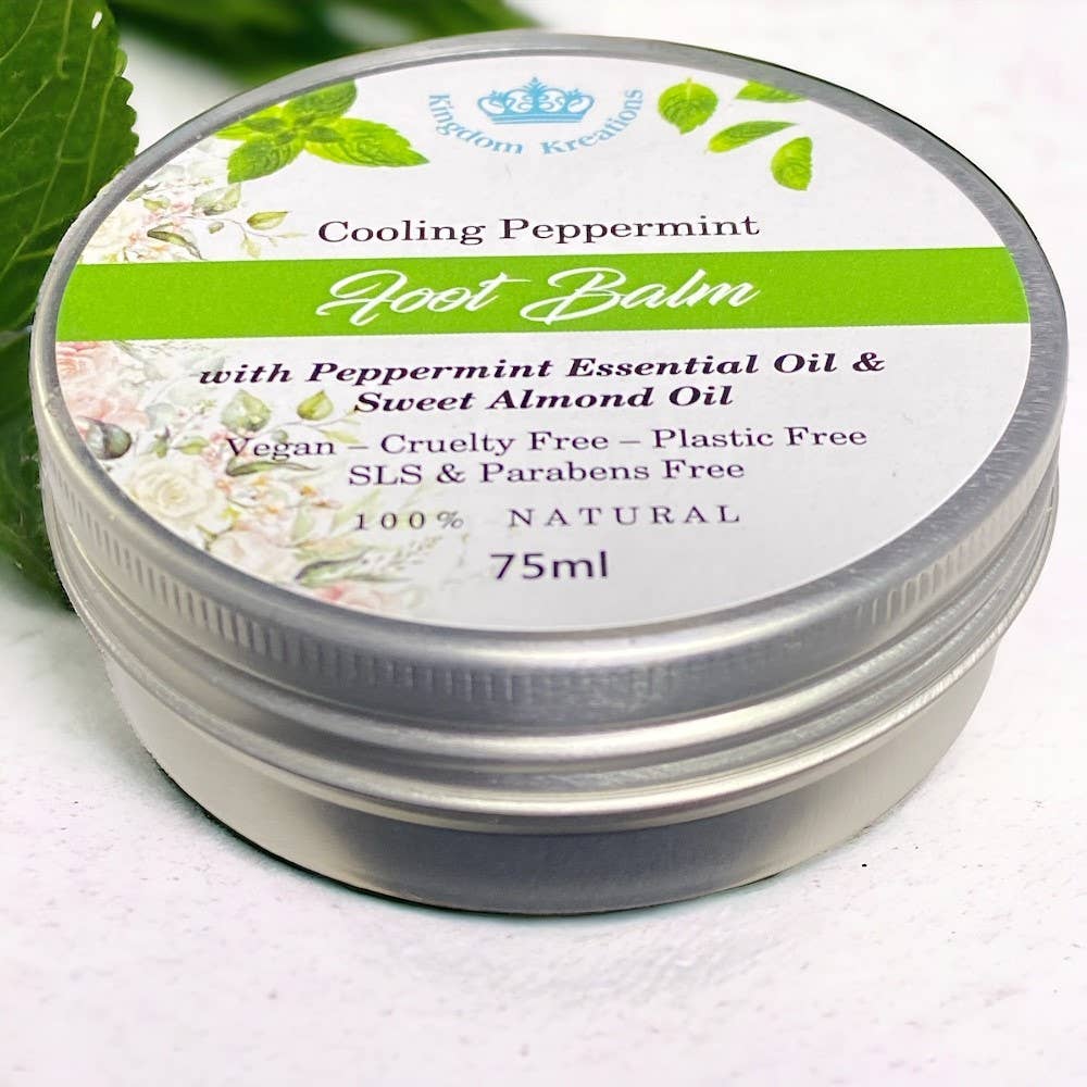 Foot Balm with Cooling Peppermint - 100% Natural Nak Health and Beauty