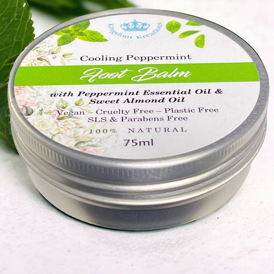 Foot Balm with Cooling Peppermint - 100% Natural Nak Health and Beauty