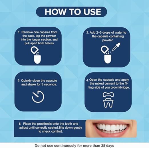 Life Healthcare Dental Repair Kit Nak Health and Beauty
