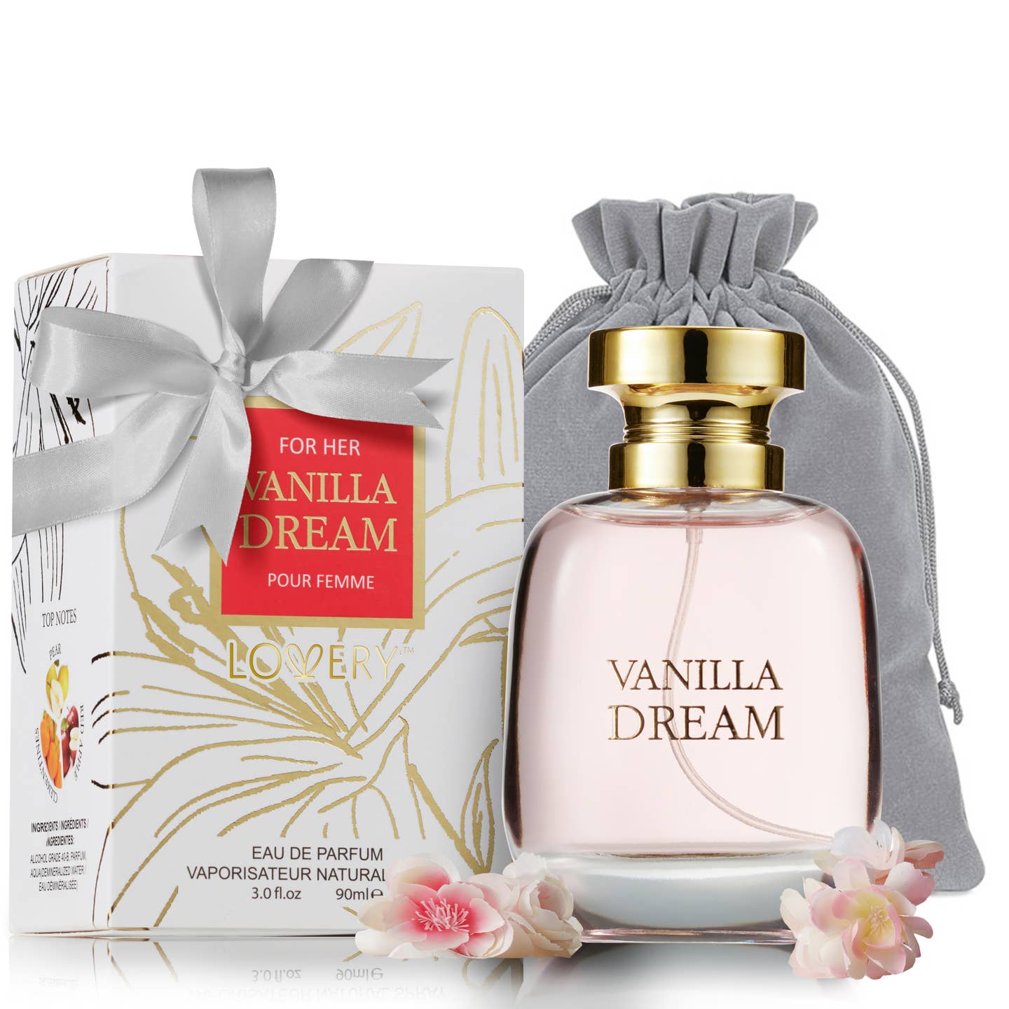 Vanilla Dream 3.4oz Eau De Parfum Gift Set For Women and Men Nak Health and Beauty